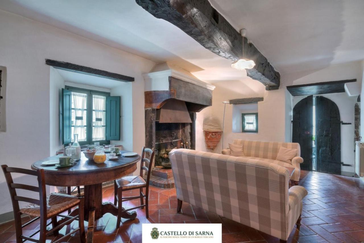 Вилла Castello Di Sarna Кьюзи-делла-Верна Экстерьер фото