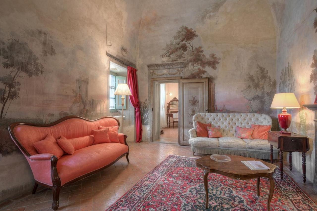 Вилла Castello Di Sarna Кьюзи-делла-Верна Экстерьер фото